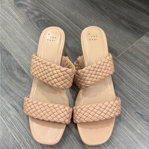 A New Day Women's Tan Braided Sandals
